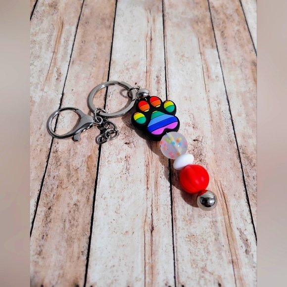 Beaded pet keychain 🔑 🗝 - Picture 1 of 1